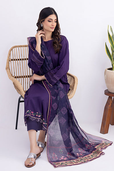 Lakhany 03 Piece Ready to Wear Dyed Embroidered Suit - LG-SS-0400