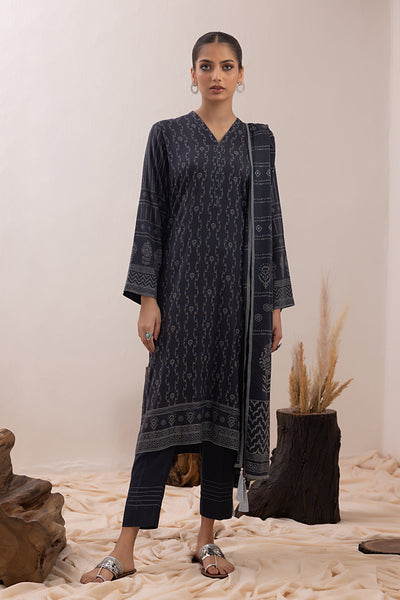 Lakhany 3 Piece Stitched Pashmina Prints Suit LSM-3347