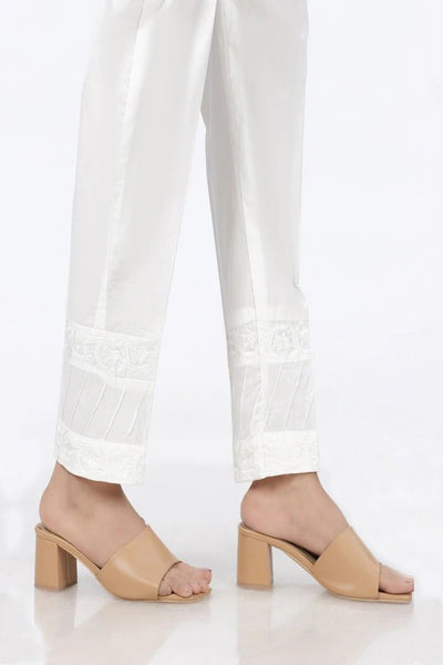 Lakhany 01 Piece Cambric Trousers LSM-T-2522-White