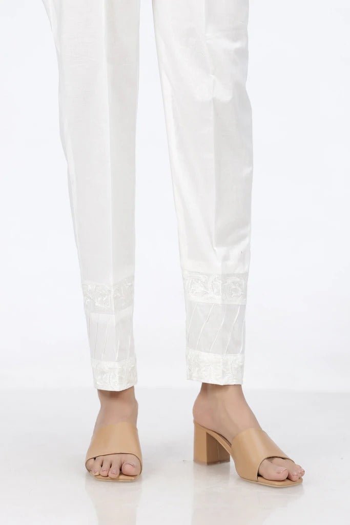 Lakhany 01 Piece Cambric Trousers LSM-T-2522-White