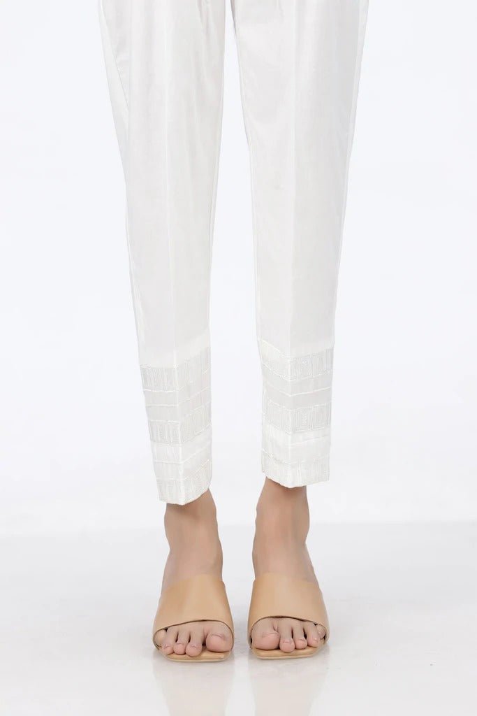 Lakhany 01 Piece Cambric Trousers LSM-T-2524-White