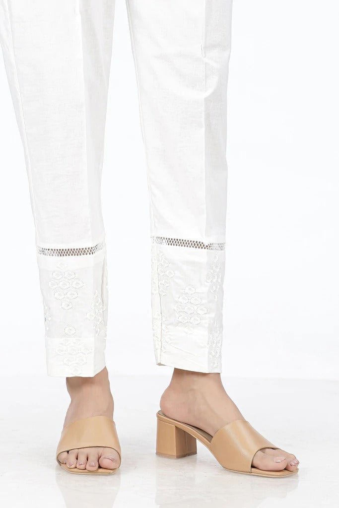 Lakhany 01 Piece Cambric Trousers LSM-T-2525-White