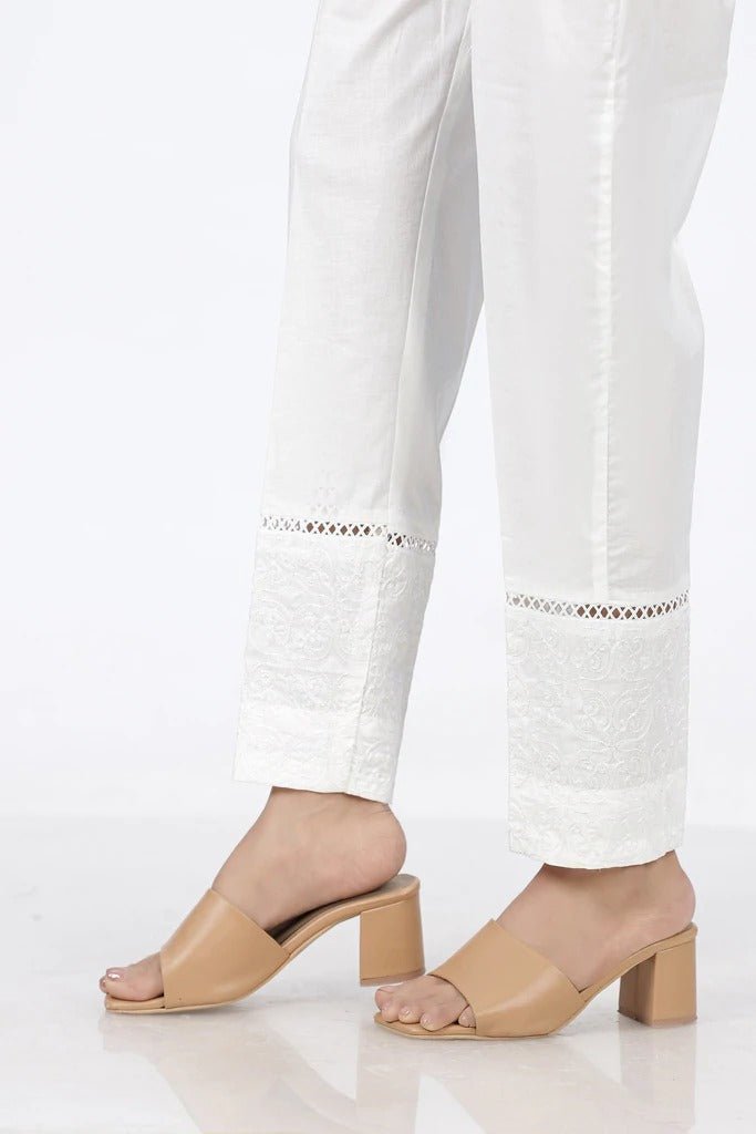 Lakhany 01 Piece Cambric Trousers LSM-T-2527-White