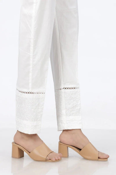 Lakhany 01 Piece Cambric Trousers LSM-T-2527-White