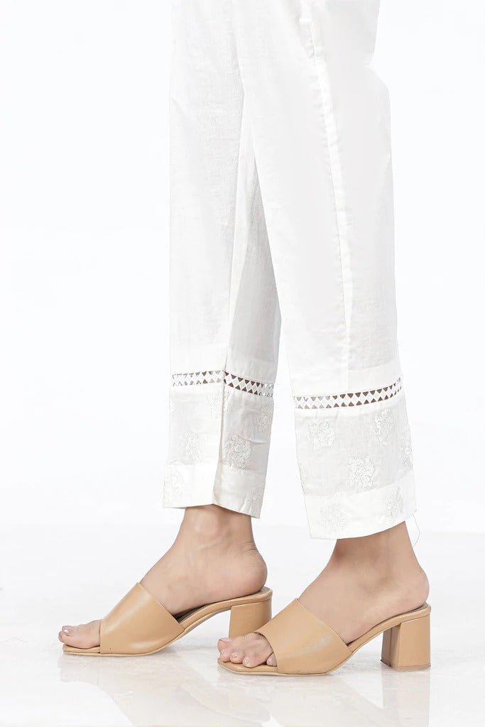 Lakhany 01 Piece Cambric Trousers LSM-T-2528-White