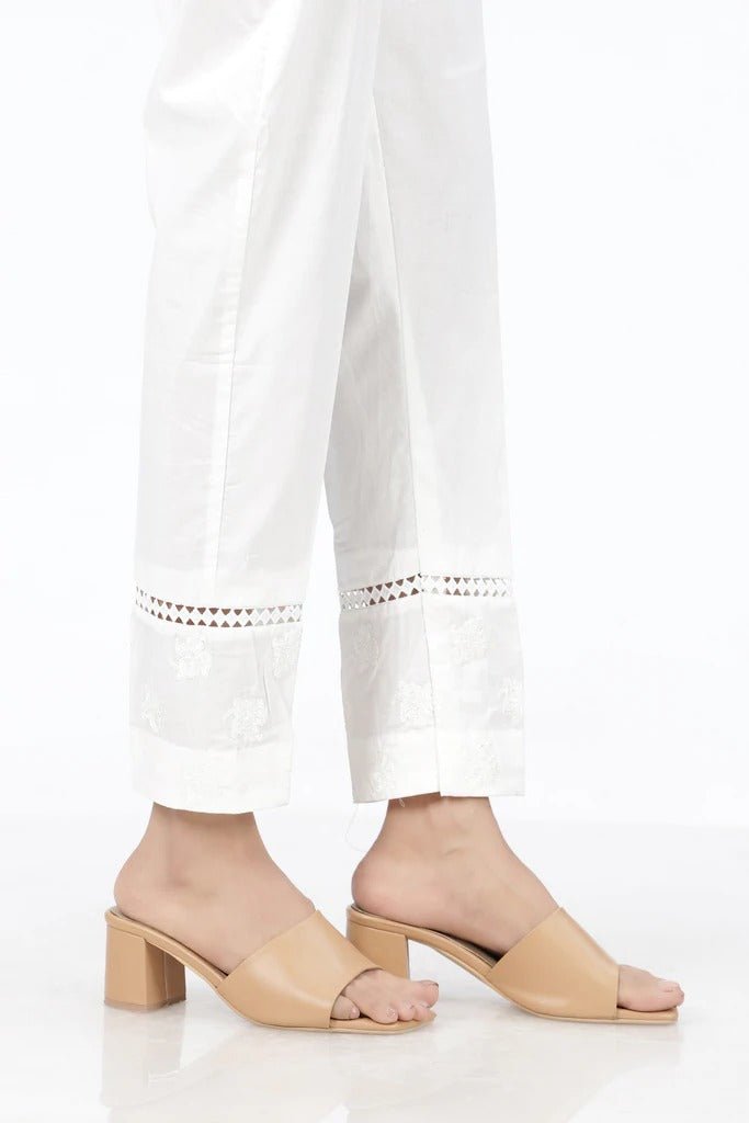 Lakhany 01 Piece Cambric Trousers LSM-T-2528-White