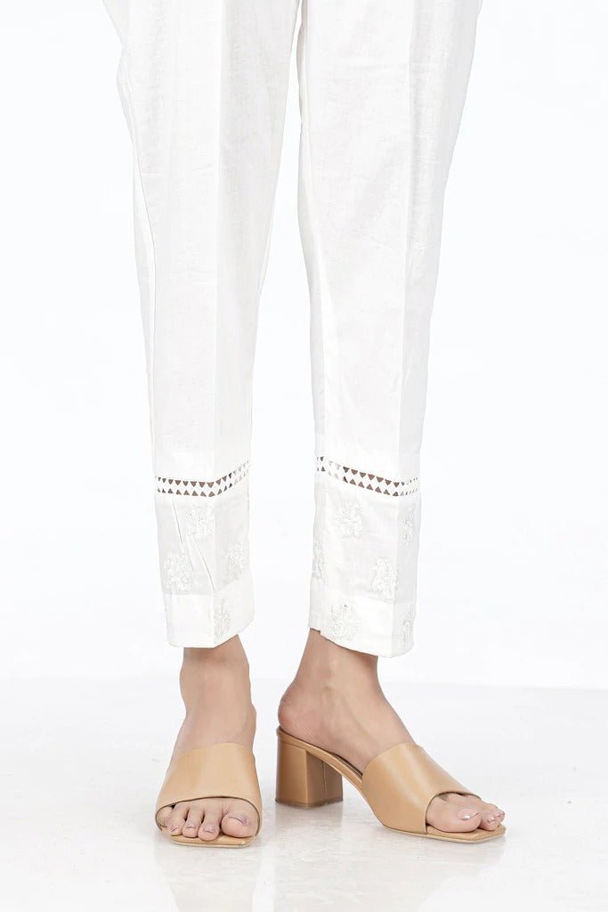 Lakhany 01 Piece Cambric Trousers LSM-T-2528-White