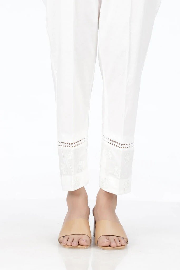 Lakhany 01 Piece Cambric Trousers LSM-T-2528-White