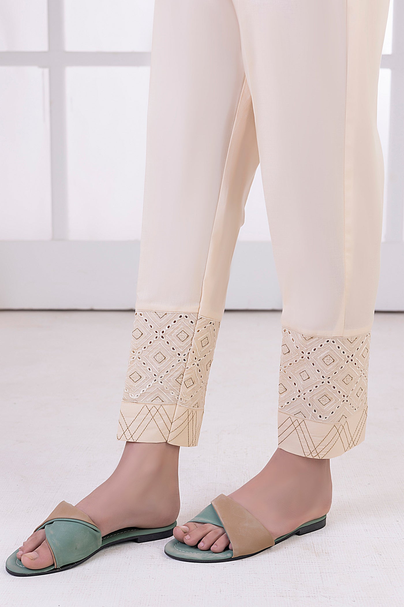 Lakhany 01 Piece Embroidered Trousers LSM-T-3102 (BG)