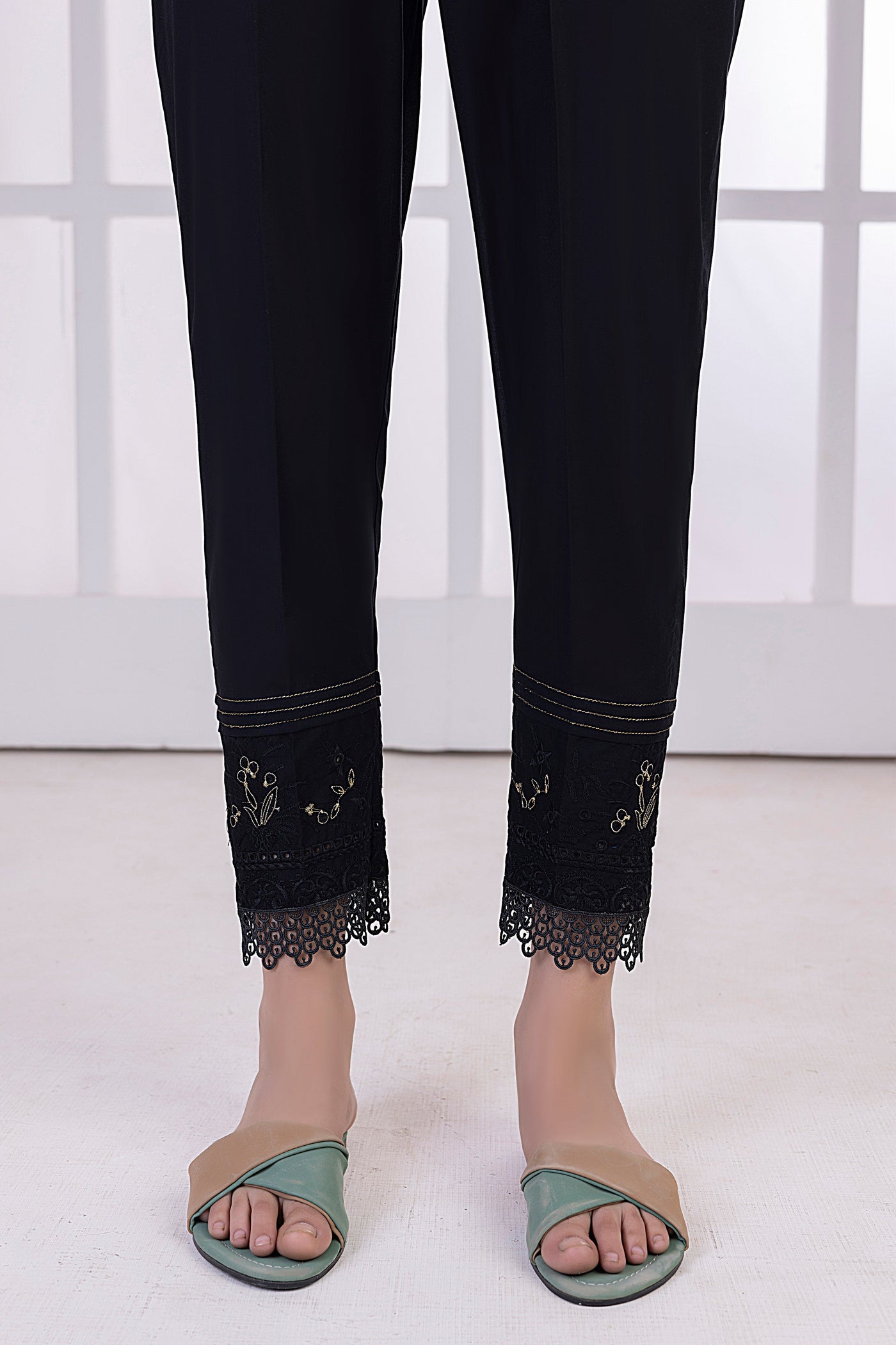 Lakhany 01 Piece Embroidered Trousers - LSM-T-3103 (B)