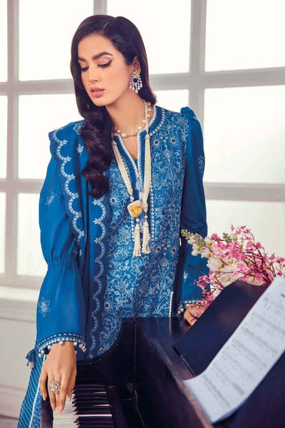 Gul Ahmed 3PC Swiss Voile Unstitched Embroidered Suit LSV-22007