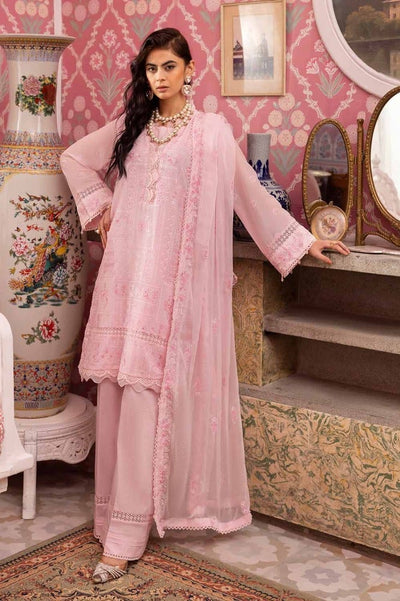 Gul Ahmed 3PC Embroidered Swiss Voile Unstitched Suit with Embroidered Chiffon Dupatta and Inner - LSV-42003