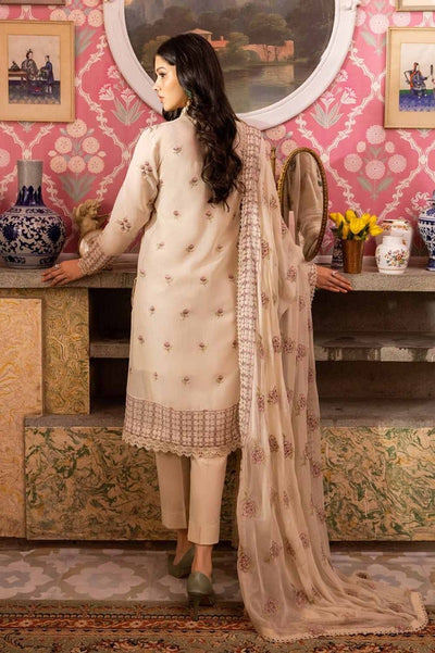 Gul Ahmed 3PC Embroidered Swiss Voile Unstitched Suit with Embroidered Chiffon Dupatta and Inner - LSV-42005