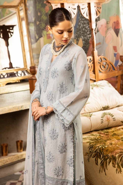 Gul Ahmed 3PC Embroidered Swiss Voile Unstitched Suit with Embroidered Chiffon Dupatta and Inner - LSV-42007