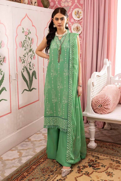Gul Ahmed 3PC Embroidered Swiss Voile Unstitched Suit with Embroidered Chiffon Dupatta and Inner - LSV-42012