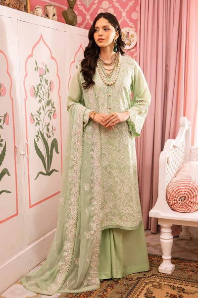 Gul Ahmed 3PC Embroidered Swiss Voile Unstitched Suit with Embroidered Chiffon Dupatta and Inner - LSV-42013