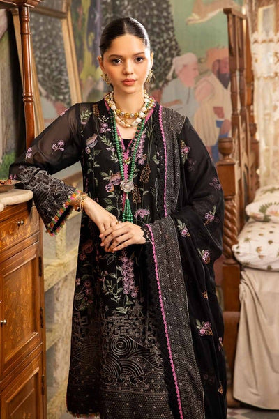 Gul Ahmed 3PC Embroidered Swiss Voile Unstitched Suit with Embroidered Chiffon Dupatta and Inner - LSV-42018