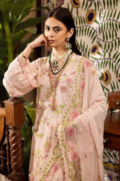 Gul Ahmed 3PC Embroidered Swiss Voile Unstitched Suit with Embroidered Chiffon Dupatta and Inner - LSV-42020