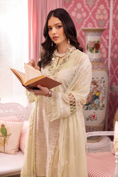 Gul Ahmed 3PC Embroidered Swiss Voile Unstitched Suit with Embroidered Chiffon Dupatta and Inner - LSV-42021