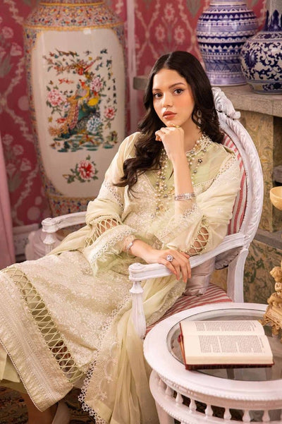 Gul Ahmed 3PC Embroidered Swiss Voile Unstitched Suit with Embroidered Chiffon Dupatta and Inner - LSV-42021