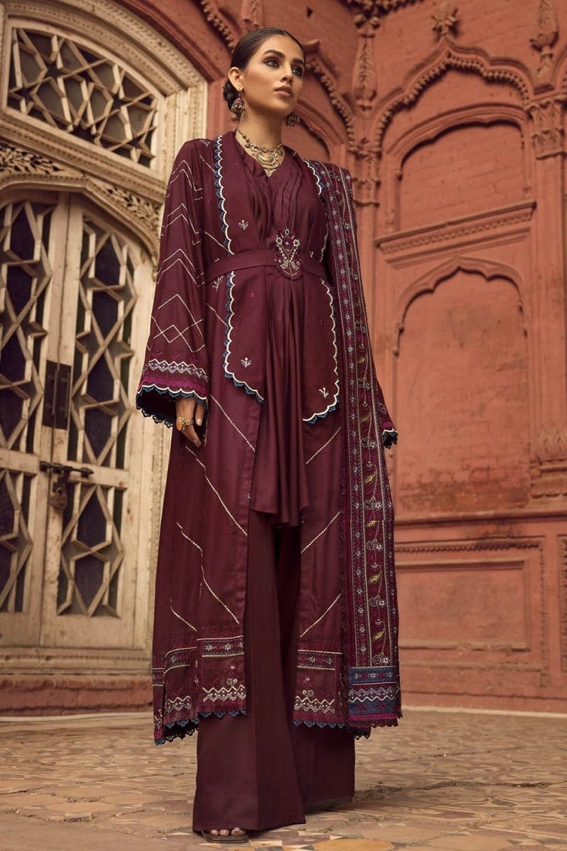 Gul Ahmed 3PC Unstitched Twill Linen Suit LT-22002