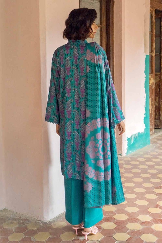 Gul Ahmed 3PC Digital Printed Linen Unstitched Suit LT-32010 A