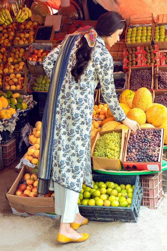 Gul Ahmed 3PC Printed Linen Unstitched Suit LT-32011 A