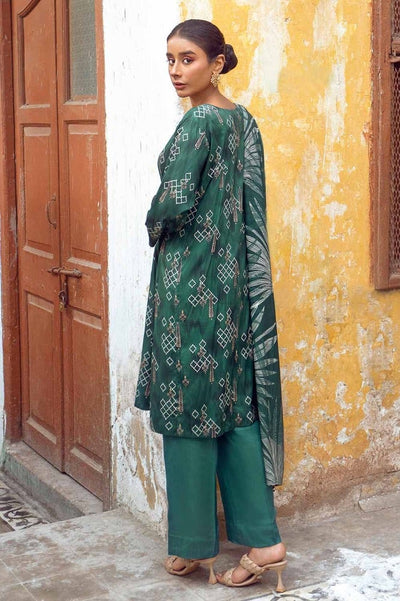 Gul Ahmed 3PC Digital Printed Dobby Linen Unstitched Suit LT-32013 A