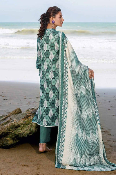 Gul Ahmed 3PC Printed Dobby Linen Unstitched Suit LT-32020 B