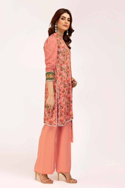 Gul Ahmed 3PC Unstitched Printed Linen Suit LT-42009