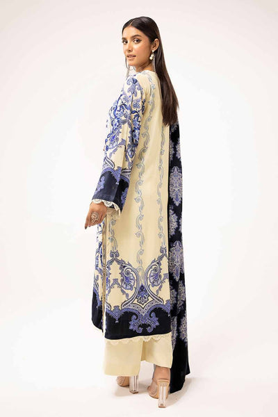 Gul Ahmed 3PC Unstitched Printed Linen Suit LT-42010