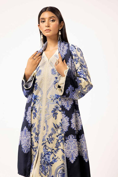 Gul Ahmed 3PC Unstitched Printed Linen Suit LT-42010