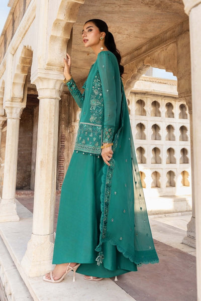 Maria. B 3 Pc Unstitched Embroidered Chiffon Suit - MB-FUS25-803
