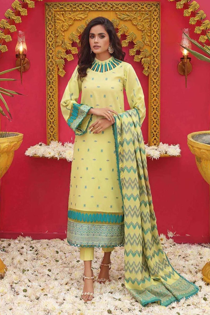 Gul Ahmed 3PC Unstitched Jacquard Suit MJ-22045