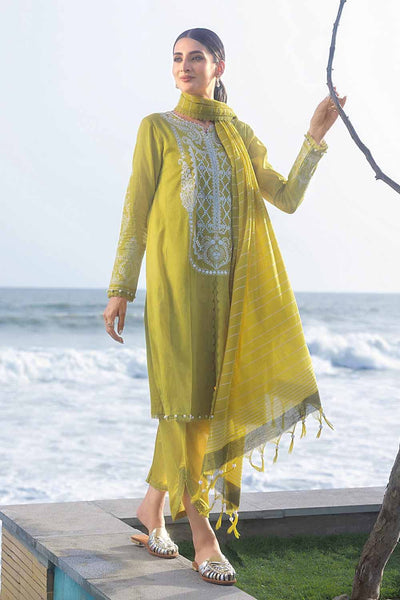 Gul Ahmed 3PC Embroidered Jacquard Unstitched Suit with Yarn Dyed Dupatta MJ-32043