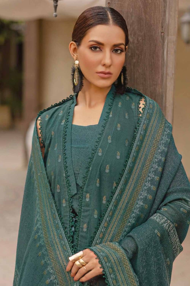 Gul Ahmed 3PC Karandi Jacquard Unstitched Suit with Karandi Jacquard Dupatta MJ-32068