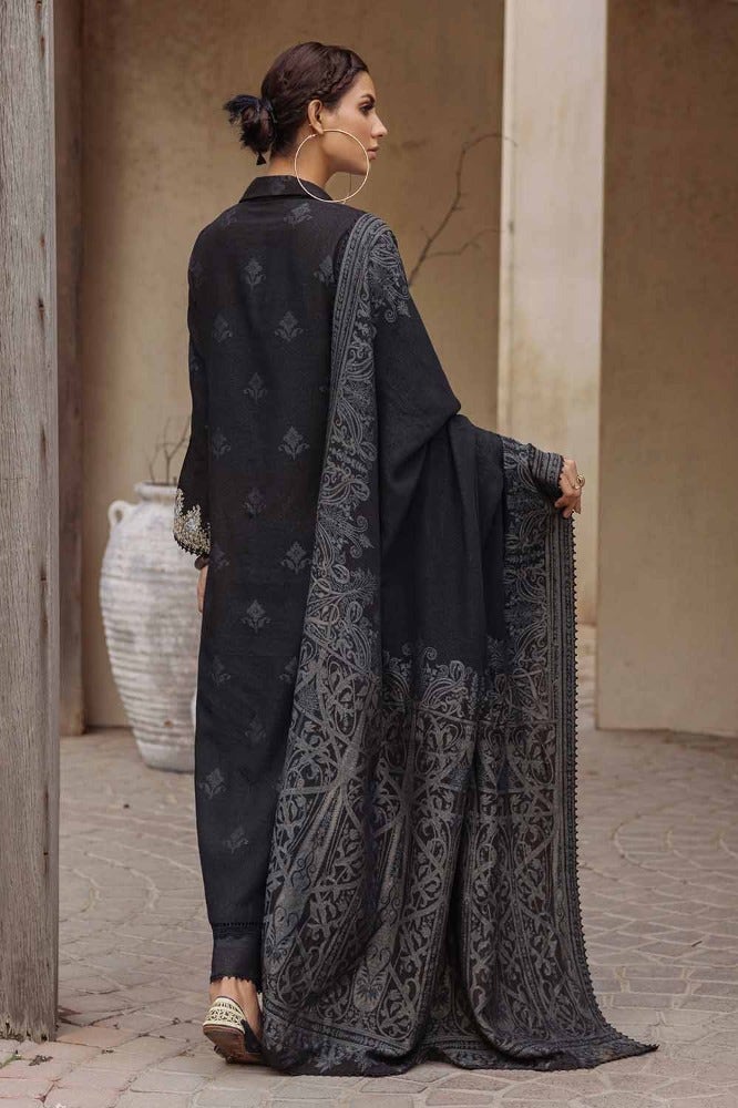 Gul Ahmed 3PC Karandi Jacquard Unstitched Suit with Karandi Jacquard Dupatta MJ-32069