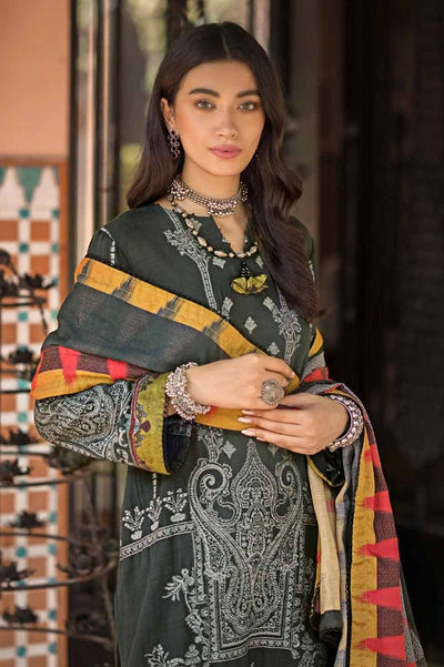 Gul Ahmed 3PC Khaddar Jacquard Unstitched Suit with Cotton Net Dupatta MJ-32072