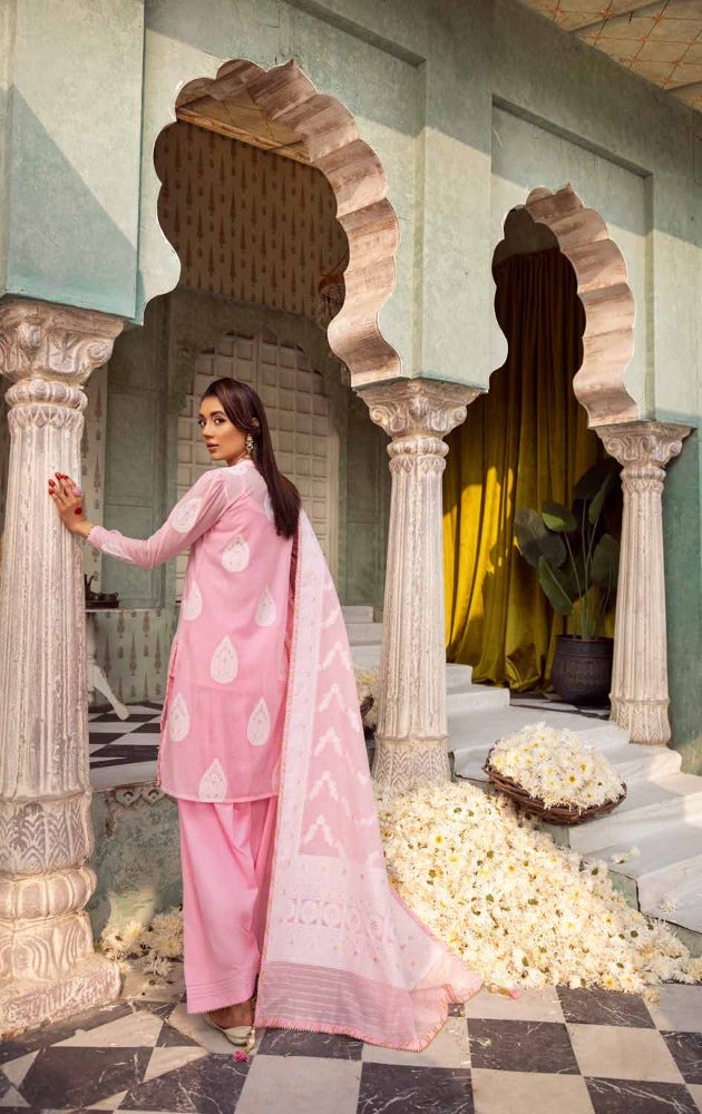 Gul Ahmed 3PC Jacquard Unstitched Suit with Dupatta and Inner - MJ-42001