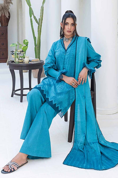 Gul Ahmed 3PC Chambray Jacquard Unstitched Suit MJ-42006