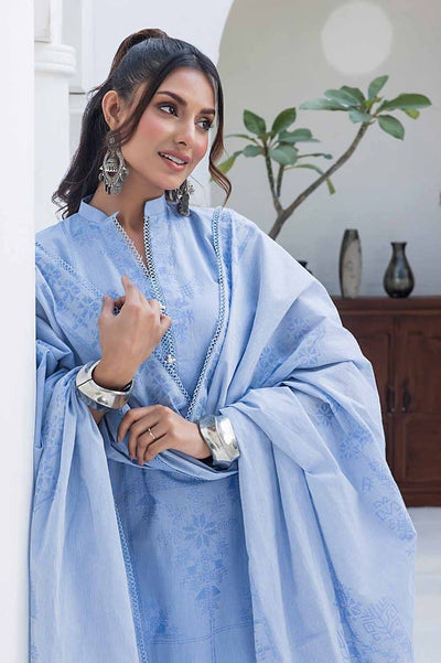 Gul Ahmed 3PC Chambray Jacquard Unstitched Suit MJ-42008