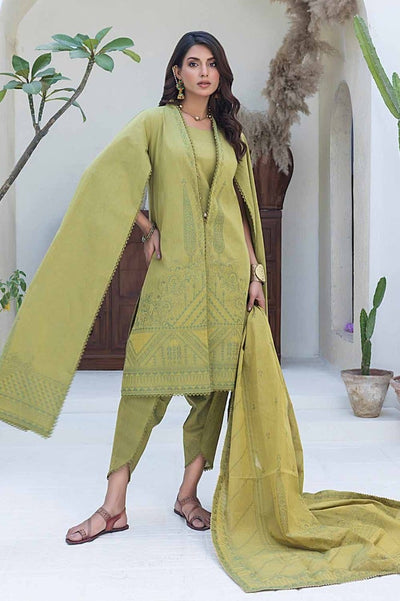 Gul Ahmed 3PC Chambray Jacquard Unstitched Suit MJ-42009