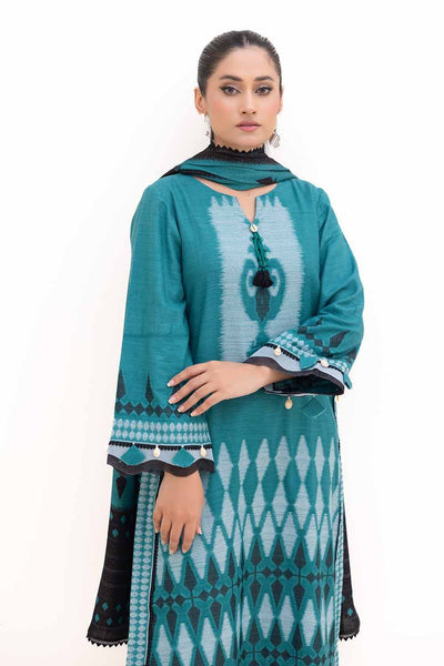 Gul Ahmed 3PC Unstitched Jacquard Suit with Printed Pashmina Dupatta MJ-42058