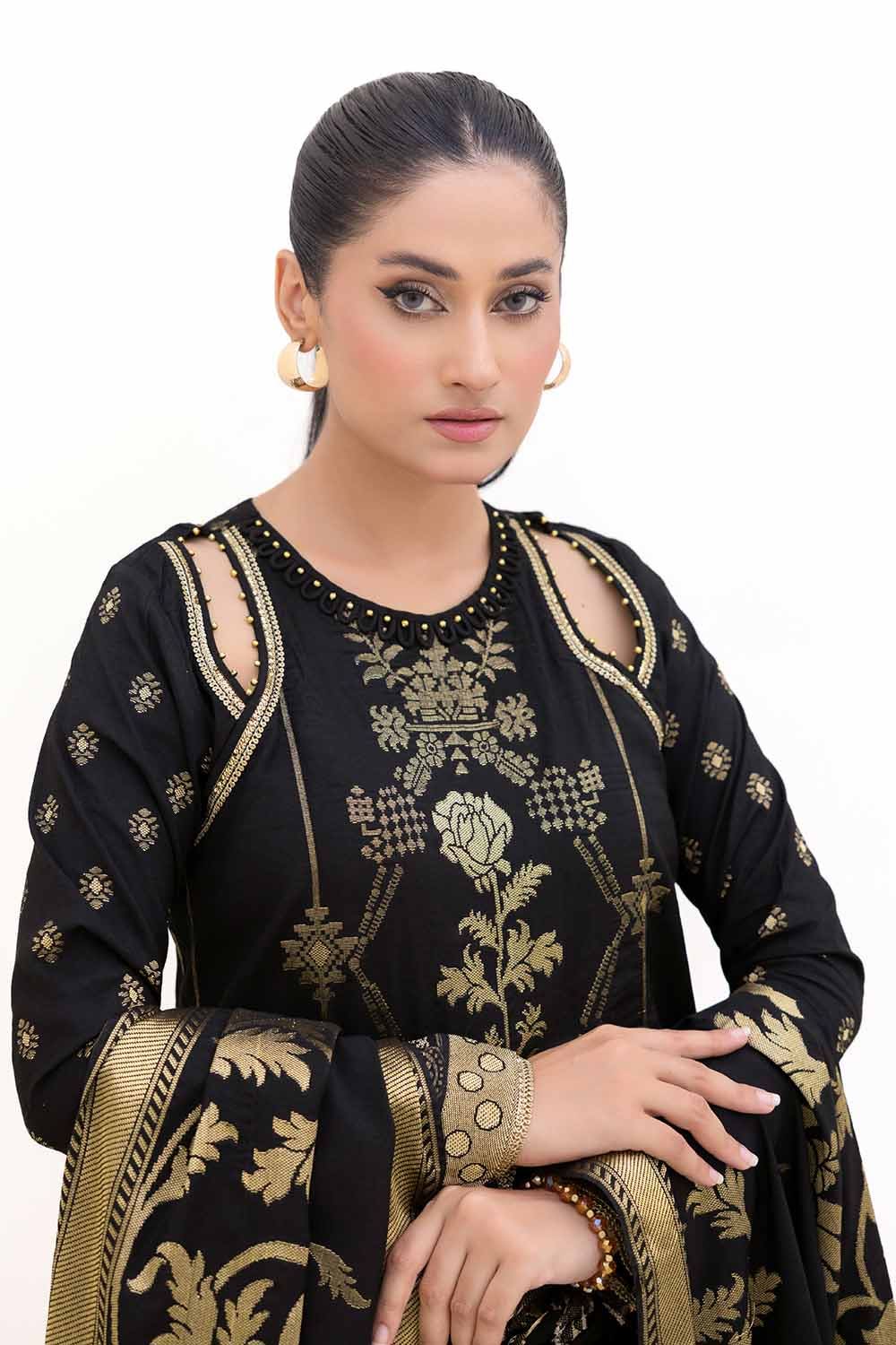 Gul Ahmed 3PC Unstitched Jacquard Suit MJ-42062