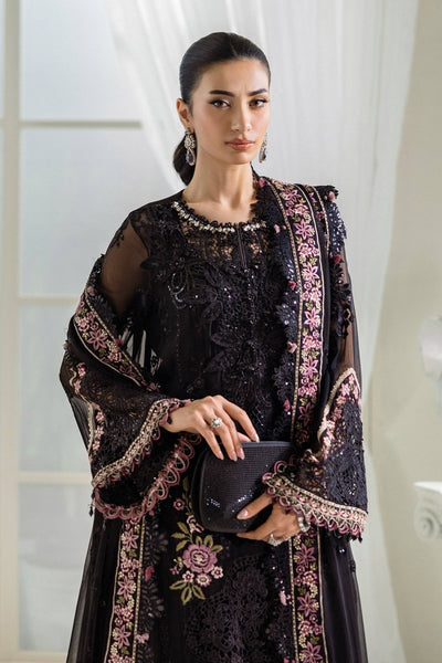 Maria. B 3 Piece Unstitched Embroidered Chiffon Suit - MPC-25-104