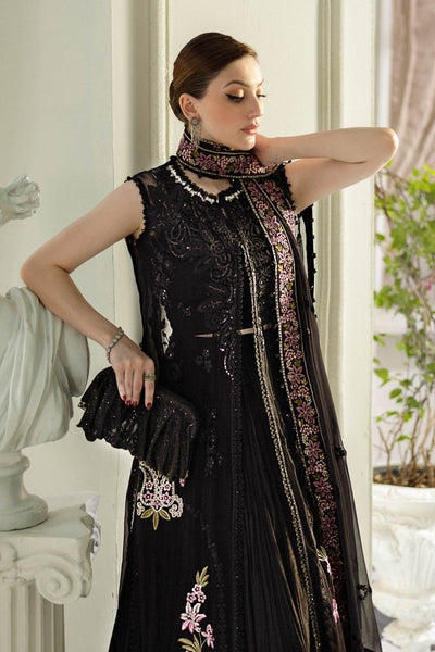 Maria. B 3 Piece Unstitched Embroidered Chiffon Suit - MPC-25-104