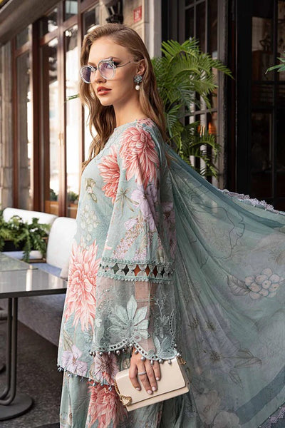 Maria. B 03 Piece Unstitched Printed Cambric Suit - MPT-2306-A