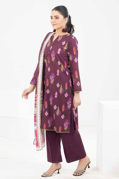 Gul Ahmed 3PC Unstitched Printed Lawn Suit NR-32031
