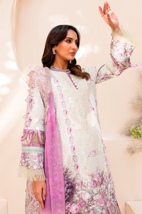 Jade Classic 3 Piece Unstitched Digital Printed Cotton Satin Suit - NWC-20332