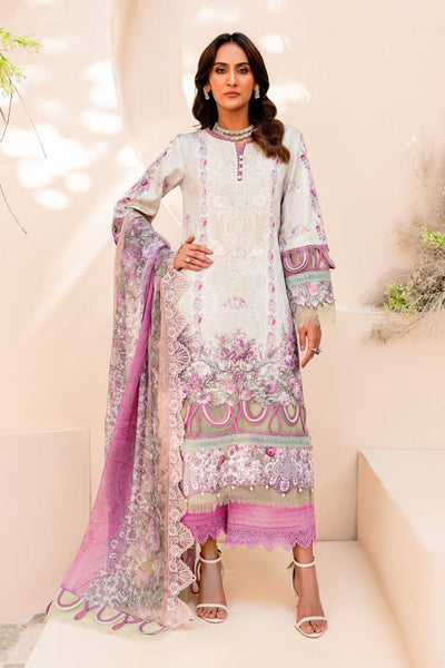 Jade Classic 3 Piece Unstitched Digital Printed Cotton Satin Suit - NWC-20332